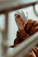 Person seeking mental health support
